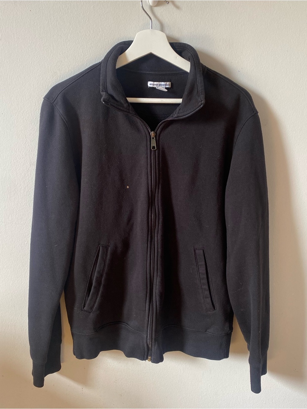 Amazon Essentials Black Zip Up Unisex